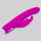 Love Honey Happy Rabbit Slimline Realistic Rechargeable Rabbit Vibrator Purple
