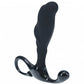 Shots Toys | LEVELZ - Rippled with Hard Loop Silicone Prostate Massager - M - Black
