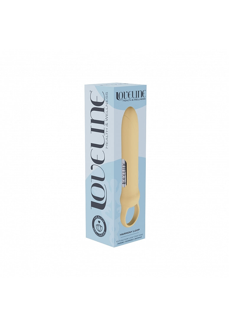Shots Toys | LOVELINE Harmony Loop Grip - Bullet Massager Vibrator - Yellow