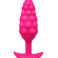 COTR | B-Vibe Swirl Textured Vibrating Plug - Pink
