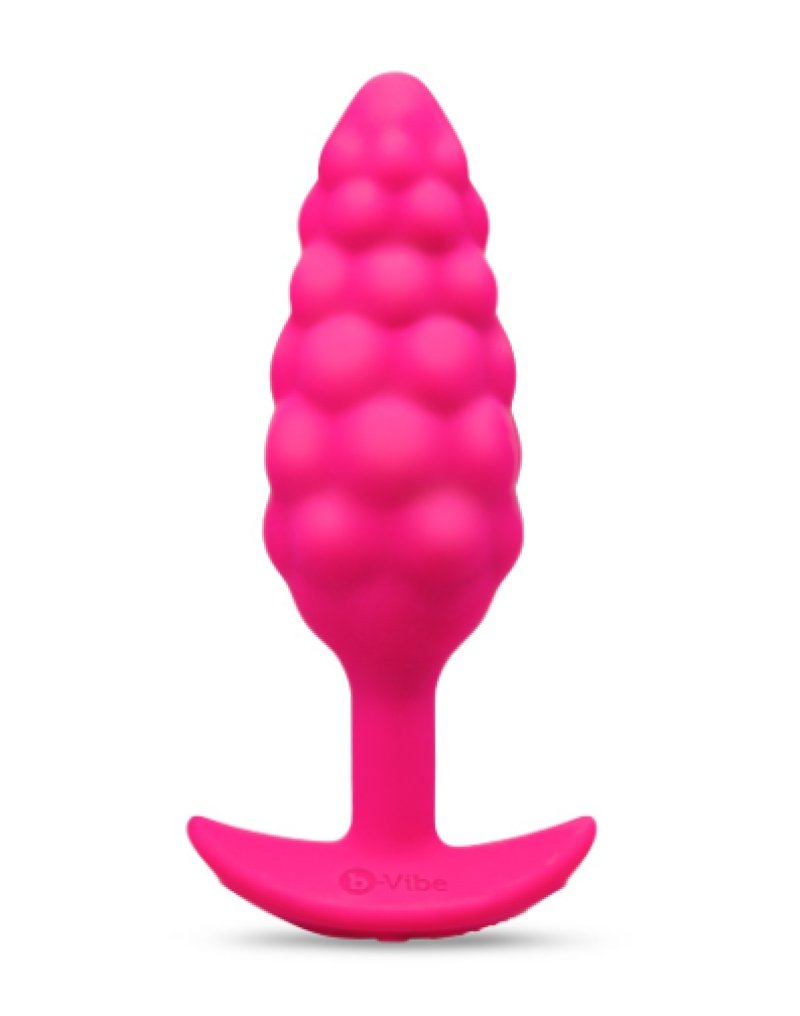 COTR | B-Vibe Swirl Textured Vibrating Plug - Pink