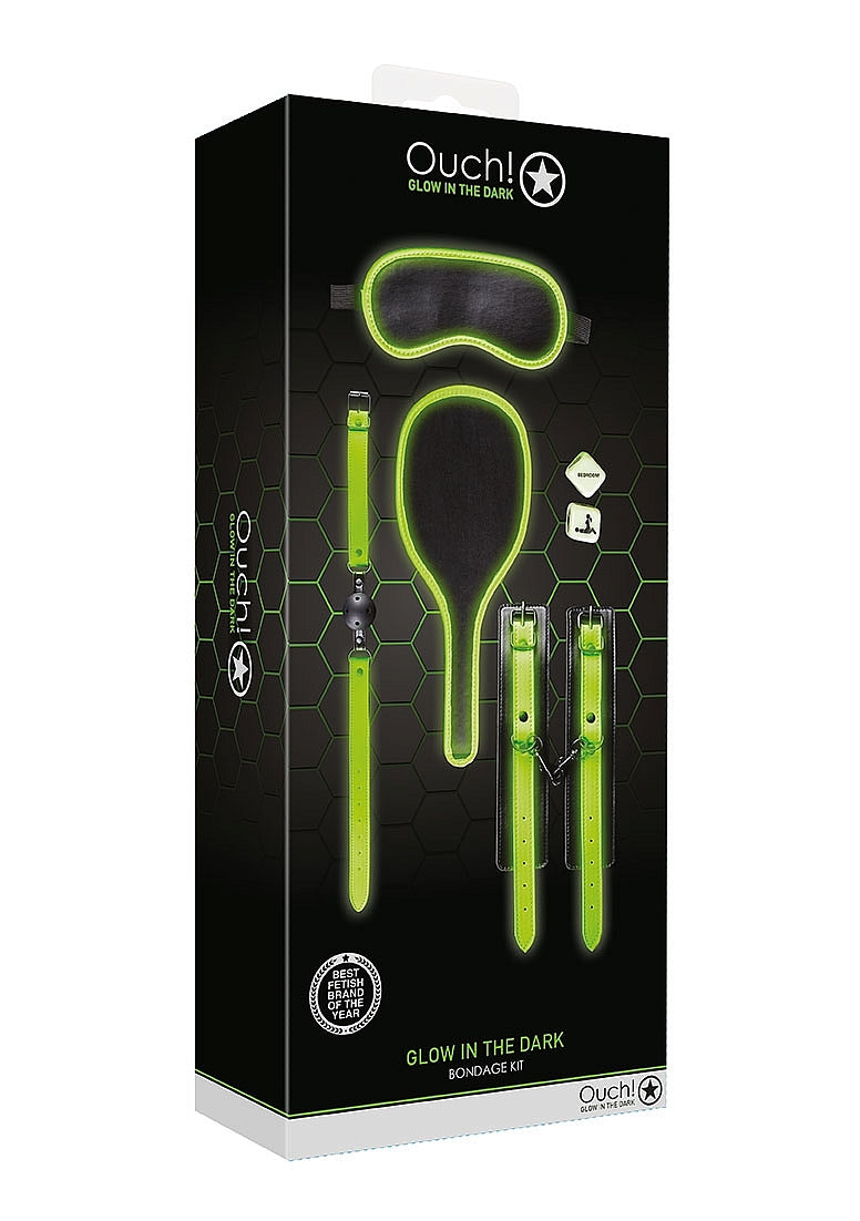 Shots Toys | Ouch! Bondage Kit #1 - Glow in the Dark