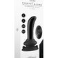 Shots Toys | Prickly - Glass Vibrator With Suction Cup and Remote - Black