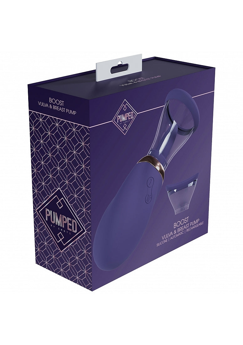Shots Toys | PUMPED Boost Auto Vulva & Breast Pump - Purple