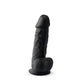 Adrien Lastic Silexd 8.5" Model 1 Realistic Silicone Dildo - Black