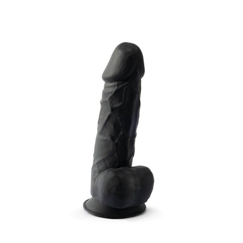 Adrien Lastic Silexd 8.5" Model 1 Realistic Silicone Dildo - Black