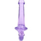 Shots Toys | REALROCK Crystal Clear 6" Strapless Strap On - Purple