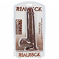 Shots Toys | REALROCK Straight Realistic Dildo with Balls - Brown 23cm (9") Dong