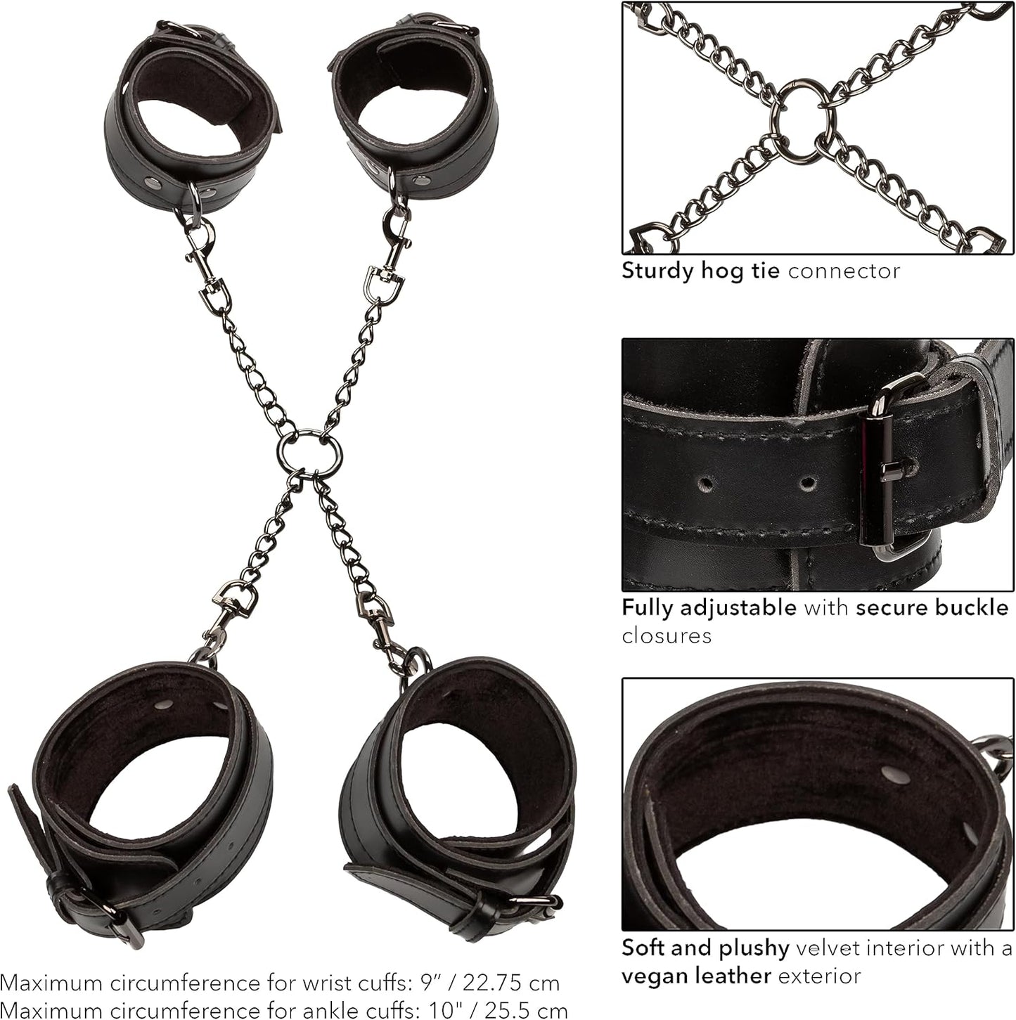 Calexotics Euphoria Collection Vegan Leather Hog Tie