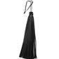 Rouge Leather Flogger with Steel Handle