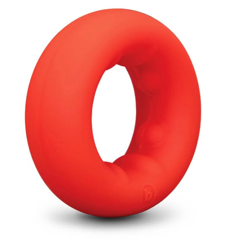 COTR | B-Vibe Flex Ring Grip - Ultra Soft Silicone Cock Ring - Red