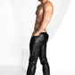 Noir Mens Wetlook Sexy Unique Long Pants Size S/M/L/XL