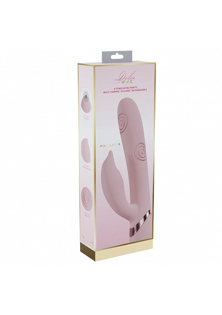Shots Toys | VIVE Pallina Triple Motor G-Spot Vibrating Tapping Beads Clit Stimulator Pink