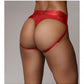 Shots Toys | OUCH! Vibrating Strap-on Thong with Removable Butt Straps - Red - Size M/L