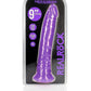 Shots Toys | REALROCK 25cm Slim Glow in the Dark Neon - Purple (9") Dildo Dong