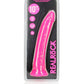 Shots Toys | REALROCK 28cm Slim Glow in the Dark Neon - Pink (10") Dildo Dong
