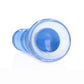 Shots Toys | REALROCK Crystal Clear 5.5" Curvy Dildo/Plug - Blue