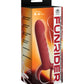 Excellent Power | Fun Rider Dual Ornament Vibrating Butt Plug with Scrotum Stimulator Red
