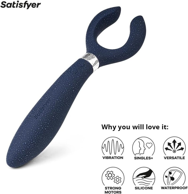Satisfyer Endless Fun Blue - Multi Vibrator Couples Stimulator