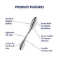 Satisfyer Star Force 3 - Chrome Steel 27cm Dildo