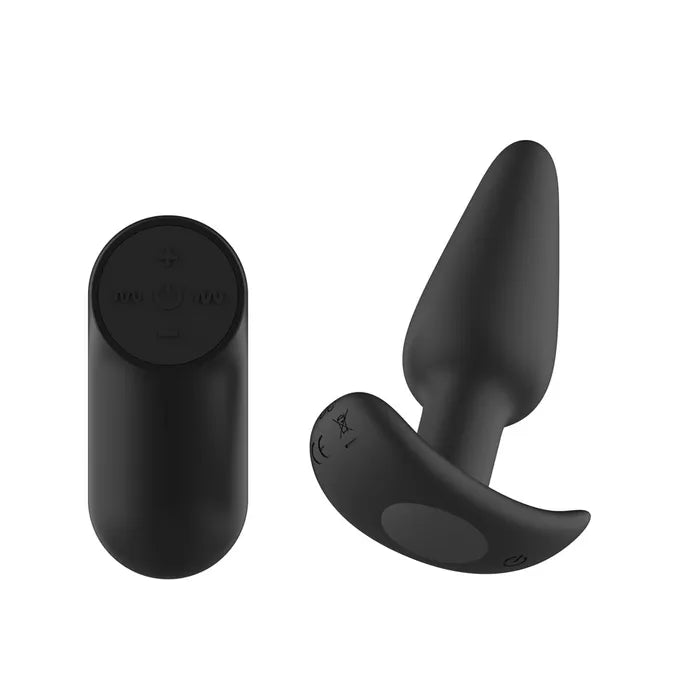 Passion Play Silicone Vibrating Butt Plug with Remote
