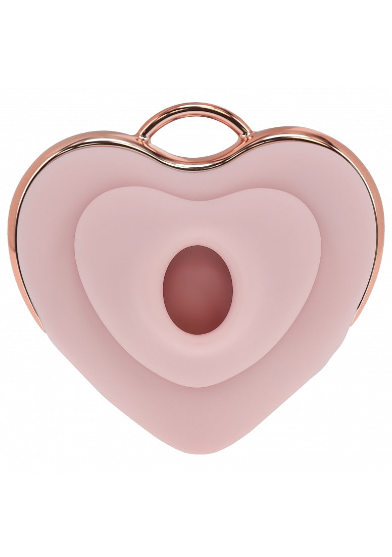 Shots Toys | LOVELINE Luvie - AirTapTech Tapping Sucking Heart Shaped Vibrator - Pink