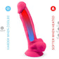 Adrien Lastic Silexd 8" Model 1 Realistic Silicone Dildo - Pink