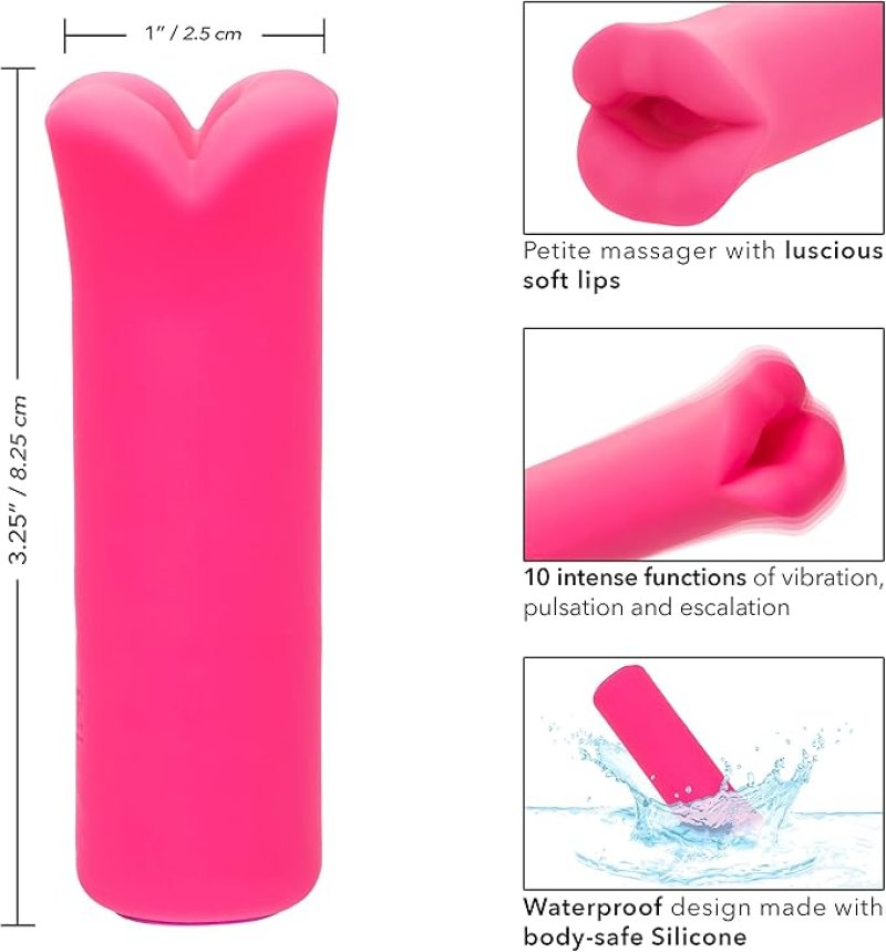Calexotics Kyst Lips Mini Bullet Vibrator - Pink
