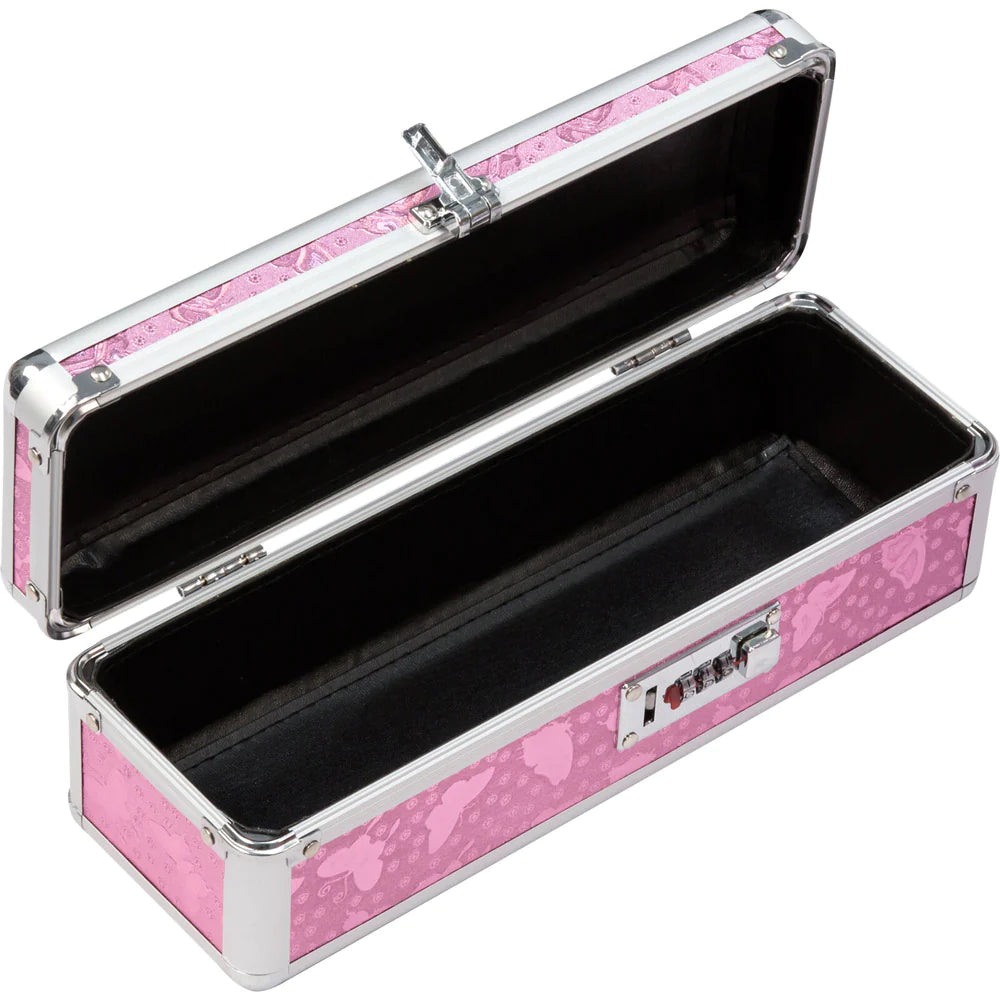 The Toy Chest - Small Lockable Vibrator Sex Toy Case Pink 30.5cm x 10cm x 10cm