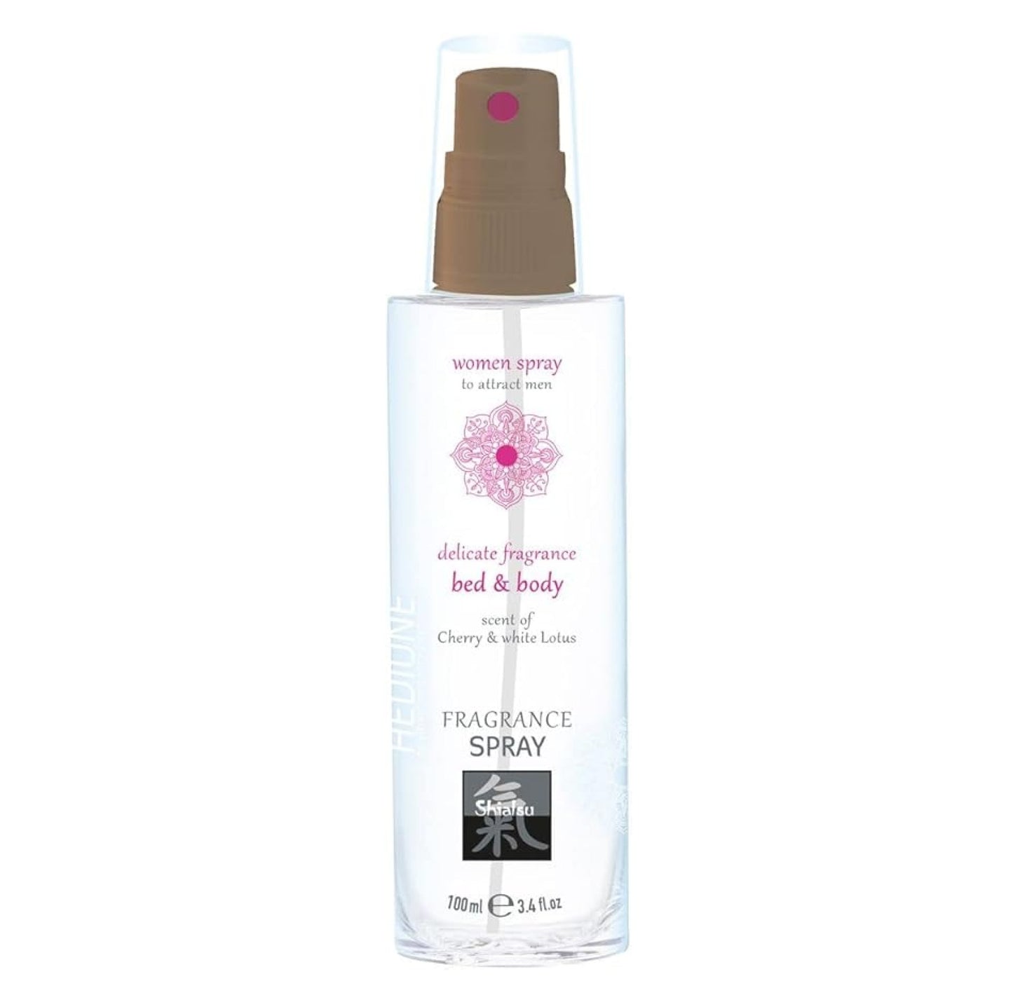 SHIATSU Bed & Body Spray - Cherry & White Lotus Scented Women Spray 100ml
