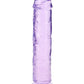 Shots Toys | REALROCK Crystal Clear 10" Straight Dildo No Balls - Purple