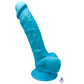 Adrien Lastic Silexd 7" Model 1 Realistic Silicone Dildo - Blue