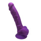 Adrien Lastic Silexd 7" Model 1 Realistic Silicone Dildo - Purple