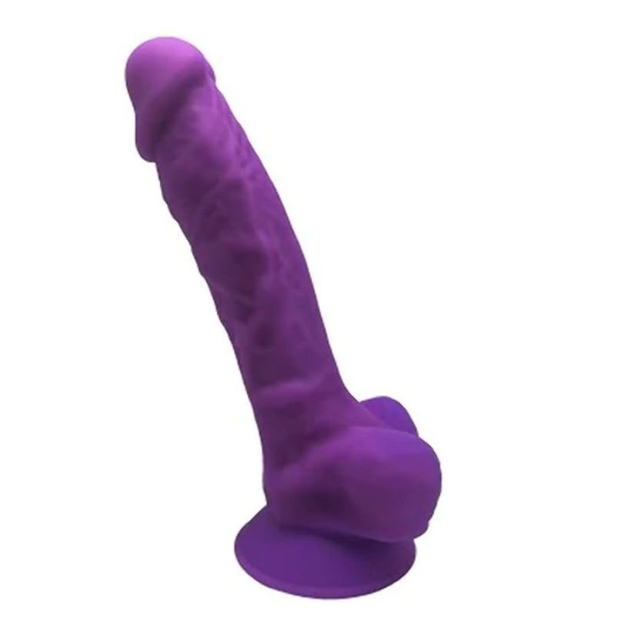 Adrien Lastic Silexd 7" Model 1 Realistic Silicone Dildo - Purple