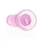 Shots Toys | REALROCK Crystal Clear 5.5" Curvy Dildo/Plug - Pink