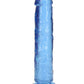 Shots Toys | REALROCK Crystal Clear 9" Straight Dildo No Balls - Blue