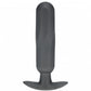 Shots Toys | Ouch! - Oblong Anal Plug - Silicone - Gun Metal