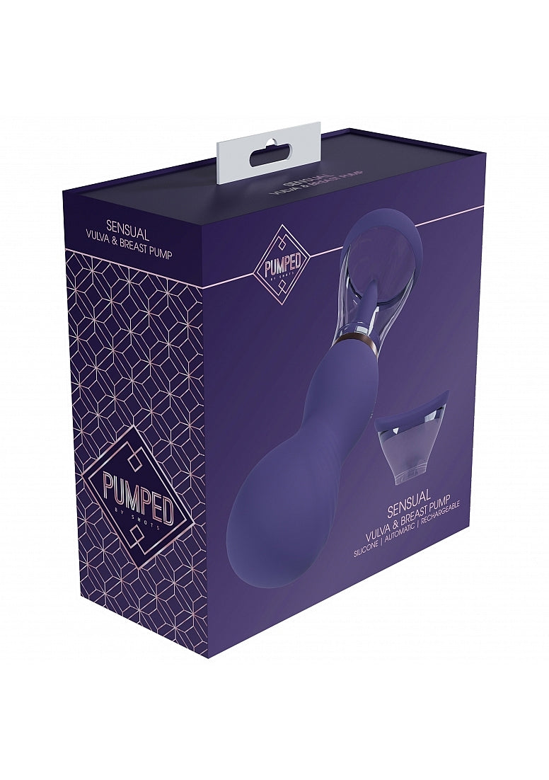Shots Toys | PUMPED Sensual Auto Vulva & Breast Pump - Purple