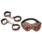 Calexotics Surrender Adventure Set - 8 Piece Leopard Print Bondage Kit