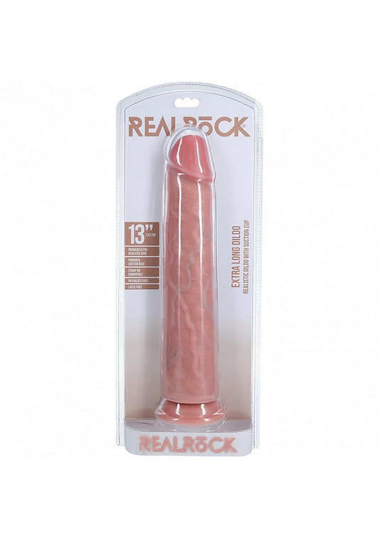 Shots Toys | REALROCK - Realistic Extra Long Dildo no Balls 13" / 33cm - Flesh