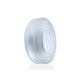 Hunkyjunk Roto Grooved Gripper-ribbed Cockring Clear Steam