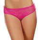 Dreamgirl Ruffle Back Crotchless Panty Black/Pink/Red Size S/M/L