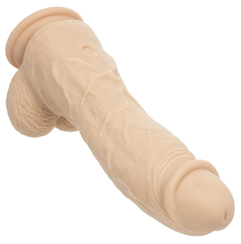 CalExotics Silicone Rechargeable Big Dick Energy Studs® 7.5"/19cm Vibrating Dildo - Ivory