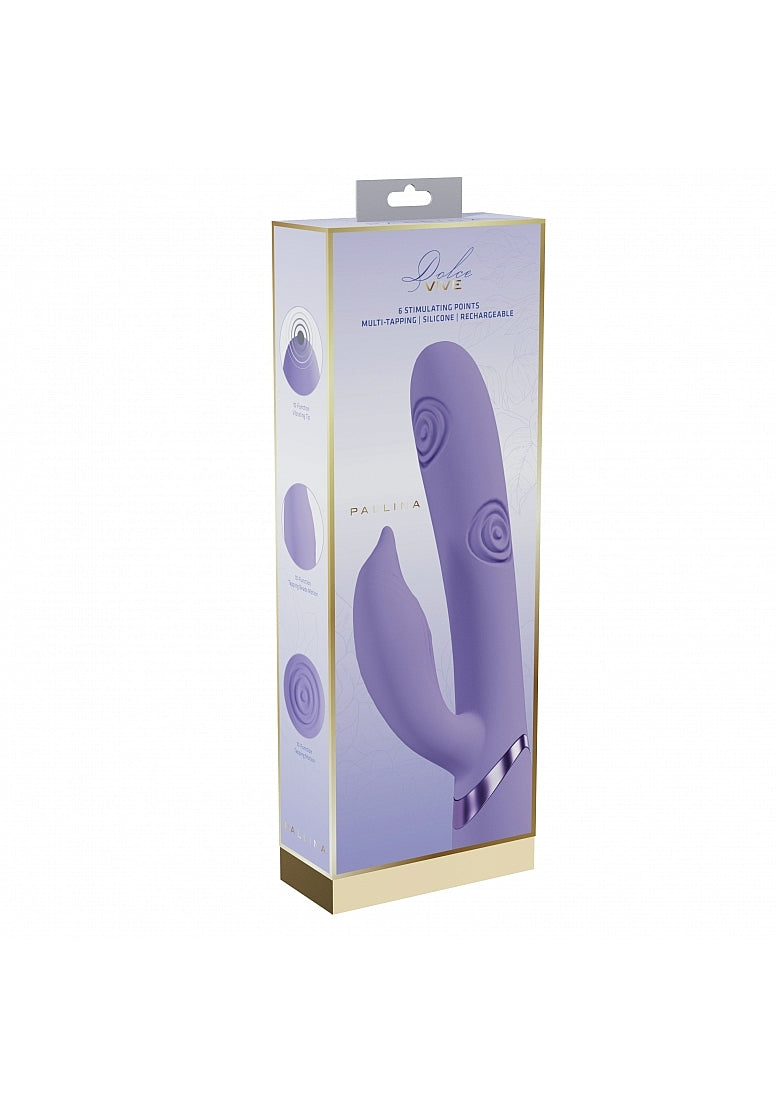 Shots Toys | VIVE Pallina Triple Motor G-Spot Vibrating Tapping Beads Clit Stimulator Lavender