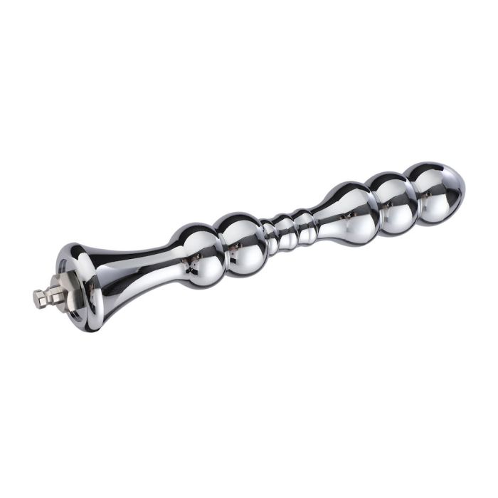 Hismith 8.2" Smooth Aluminium Beaded Anal Dildo (KlicLok)