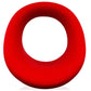 Hunkyjunk Expander Slimmer Scoop Style Cockring Red Velvet