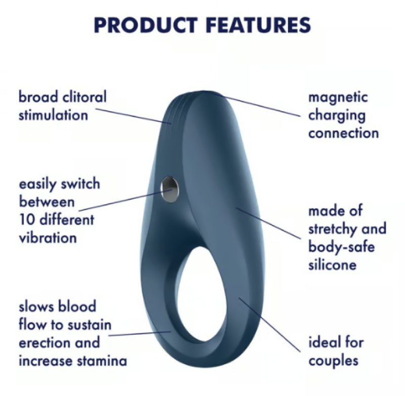 Satisfyer Rocket Ring Vibrating Cockring Cock Ring
