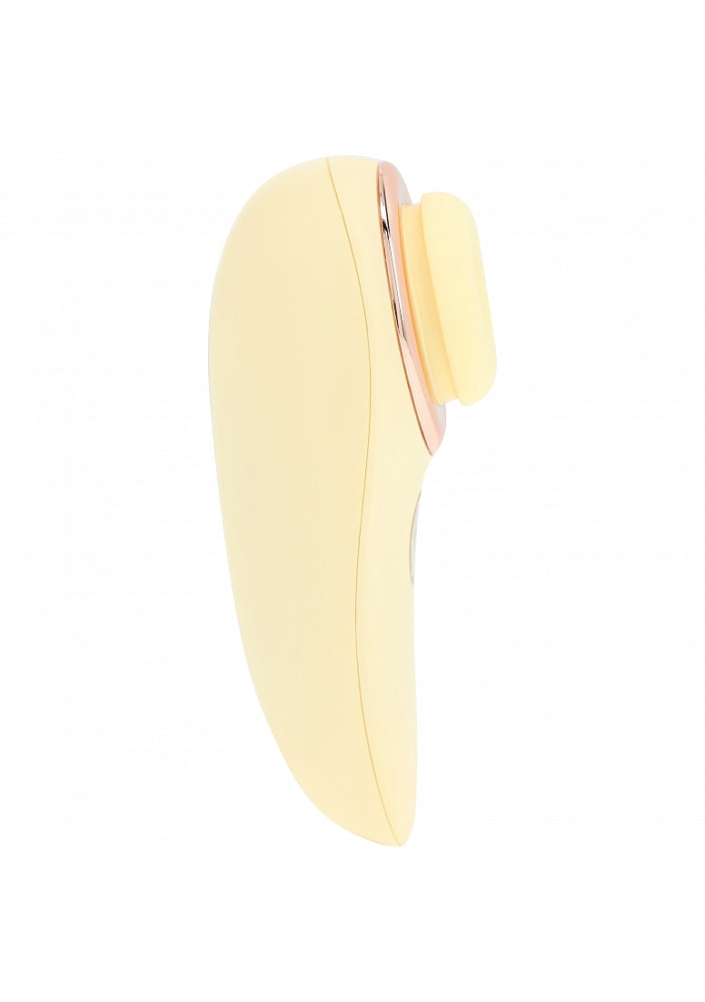 Shots Toys | LOVELINE Aurie - AirTapTech Tapping and Sucking Vibrator - Yellow