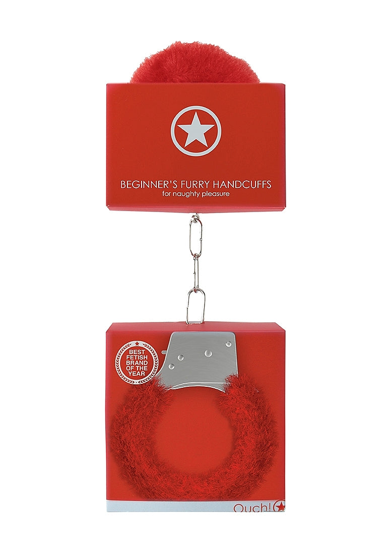 Shots Toys | OUCH! Beginners Handcuffs Furry - Red