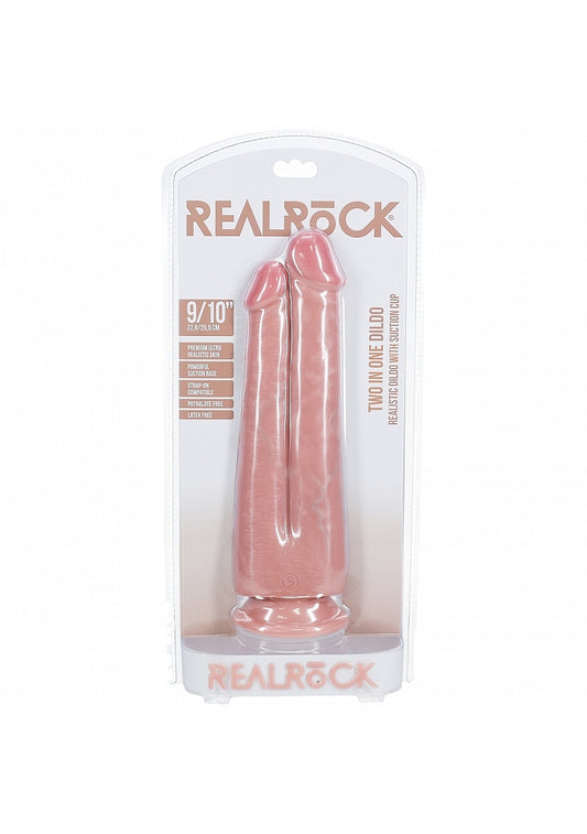 Shots Toys | REALROCK - Two in One 9"/10" Realistic Dildo - Flesh